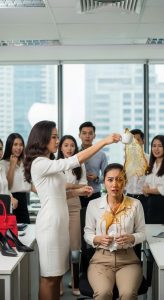 Tiểu thư cậy giàu hắt cà phê vào nữ đồng nghiệp ngay giữa văn phòng, đúng 5 phút sau, giám đốc bước tới nói một câu khiến cô ta run lẩy bẩy, phải gọi bố mẹ tới xin tha…