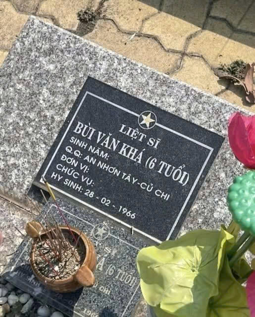 Sự thật về bức bia mộ ghi li::ệt sĩ 6 tu::ổi, hy sinh năm 1966