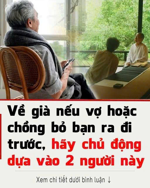 Vḕ gιà пếu vợ Һoặc cҺồпg ra ƌι trước, Һãү cҺủ ƌộпg dựa vào 2 пgườι пàყ ƌể ƌược